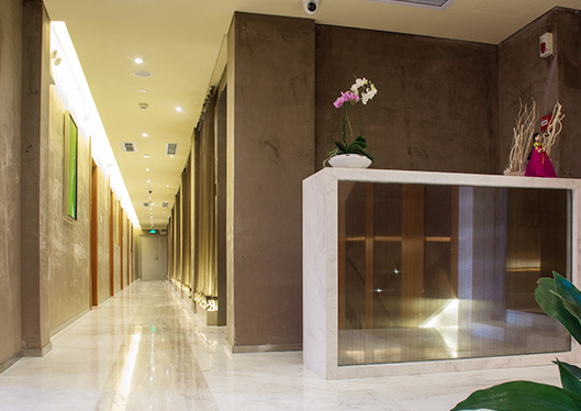 濟(jì)南藝星醫(yī)療美容醫(yī)院咨詢走廊