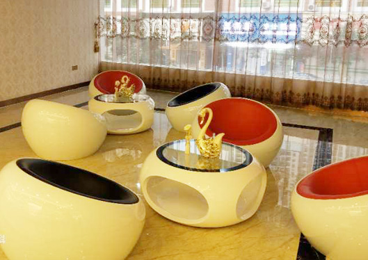 廣東潮州華美整形美容門(mén)診部大廳等候區(qū)