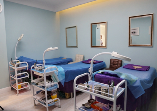 沈陽百嘉麗溫馨舒適的紋繡室