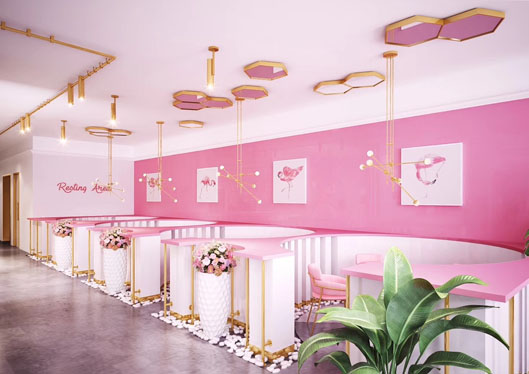 天津圣韓美醫(yī)療美容等待區(qū)