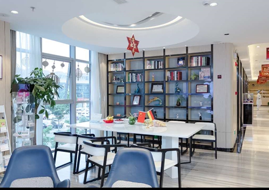 南京江寧卡瓦口腔門診部溫馨舒適的休息室